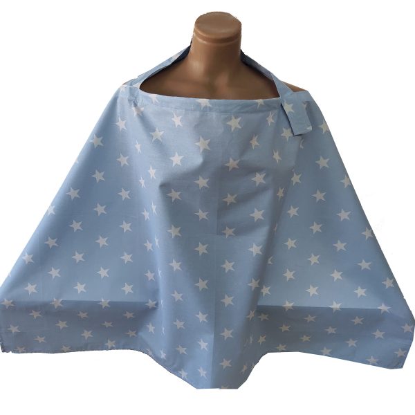 Star Nursing Cover: Blue
