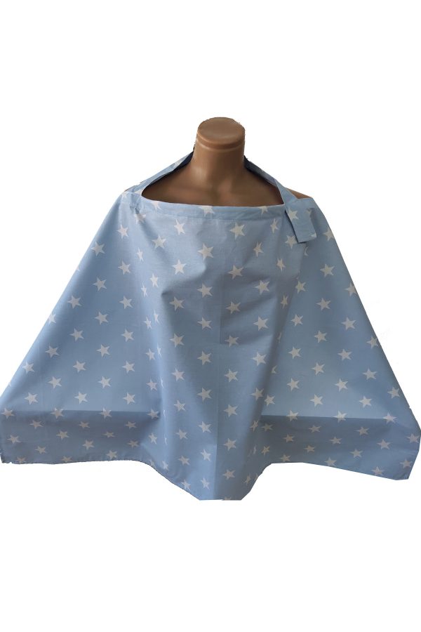 Star Nursing Cover: Blue