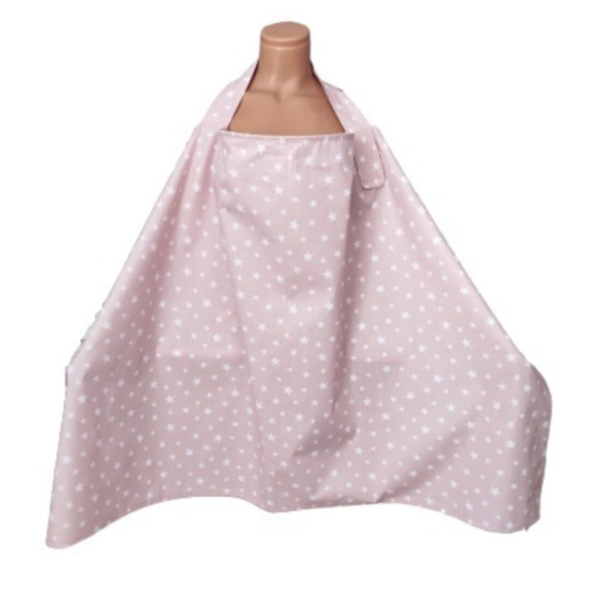 Star Nursing Cover: Pink