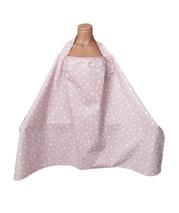 Star Nursing Cover: Pink