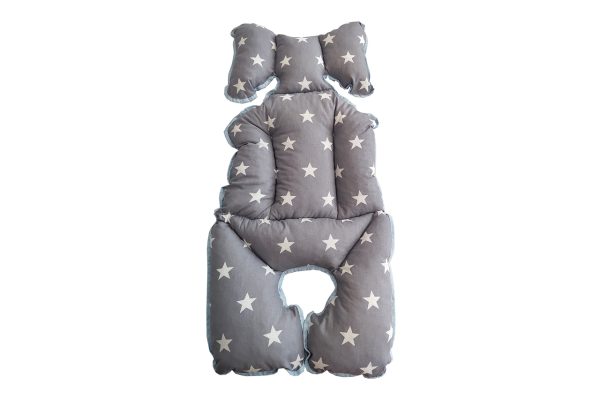 Star Stroller Cushion: Blue
