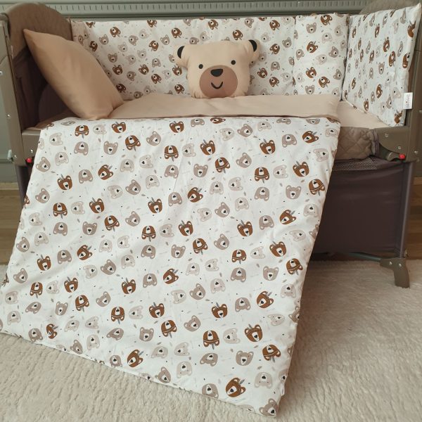 Little Bear Playpen Sleeping Set: Brown