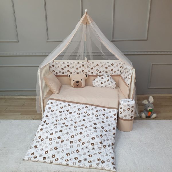 Teddy Bear Cradle Sleep Set