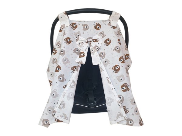 Little Bear Stroller Cover: Brown