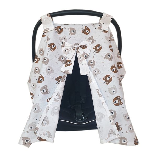 Little Bear Stroller Cover: Brown