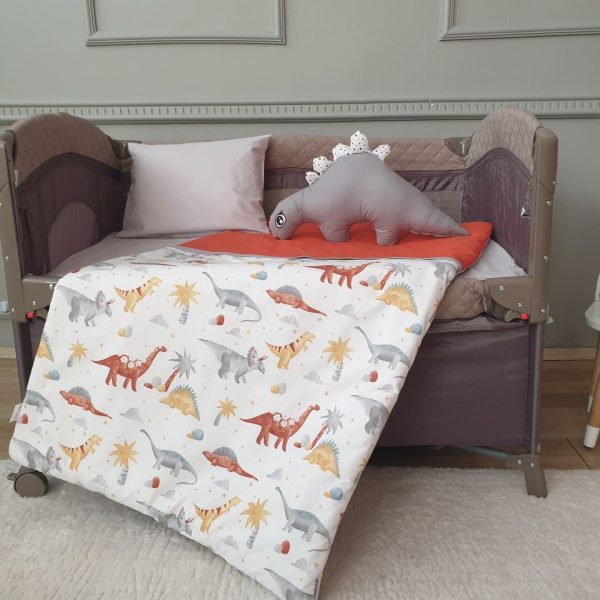 Dino 5-Piece Sleeping Set- Brick