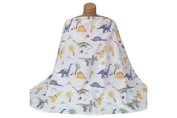 Dino Nursing Cover: Green
