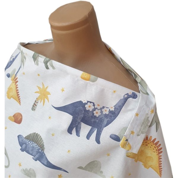 Dino Nursing Cover: Green - Image 2