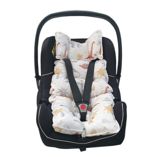 Dino Stroller Cushion: Brick