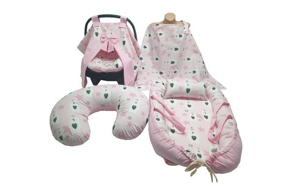 Polar Bear 5-piece Set: Pink