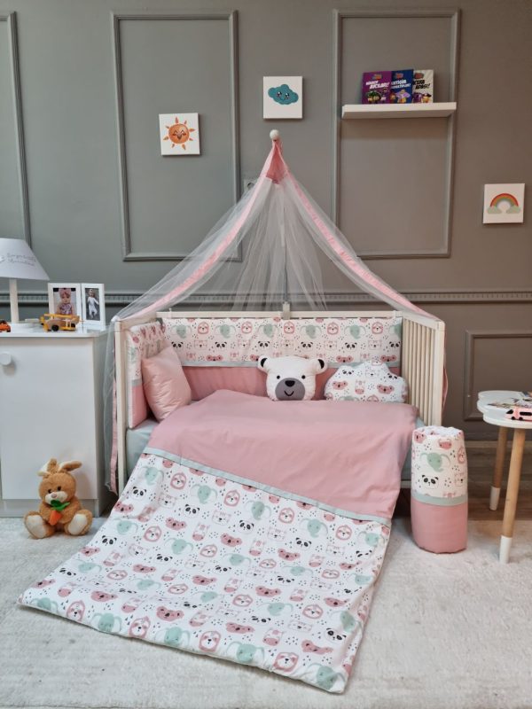 Panda Safari Sleep Set - Powder