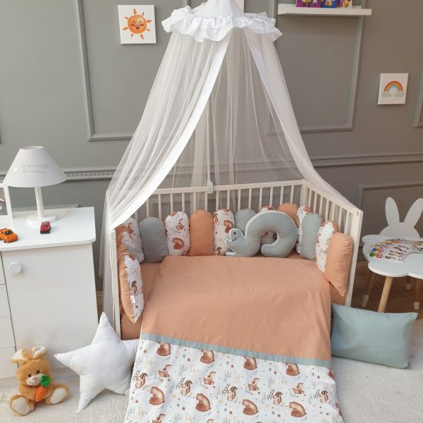 Squirrel Fence Sleep Set- Green - Image 3