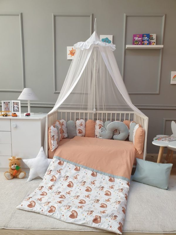 Squirrel Fence Sleep Set- Green