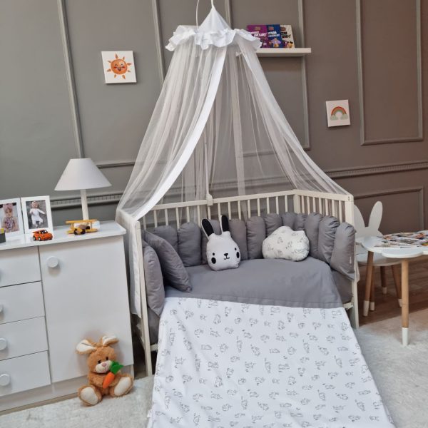 Rabit Fence Sleep Set- Grey - Image 2