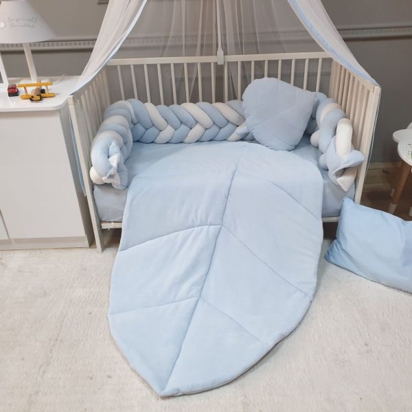 Leaf 5-Braided Sleep Set- Velvet Blue