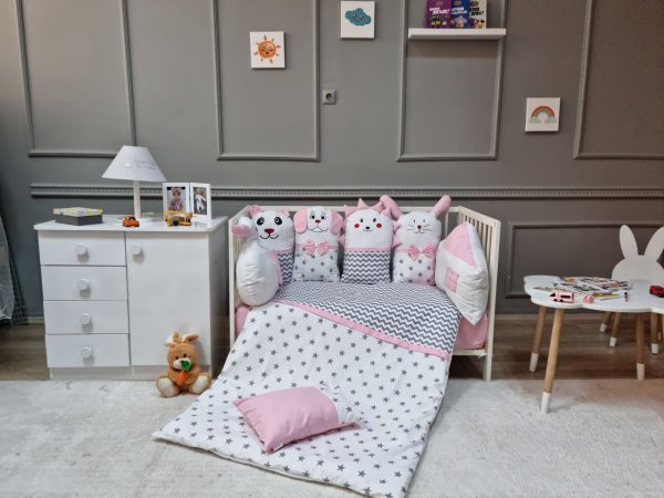 Star Neseli Dostlar Sleep Set- Pink