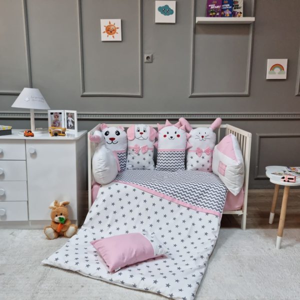 Star Neseli Dostlar Sleep Set- Pink